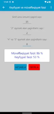 Yarımillik və İllik hesablama android App screenshot 0